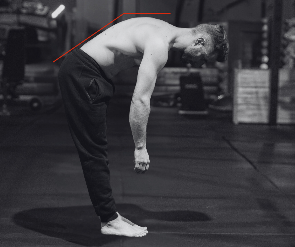 Skłon przed i po – efekt treningu mobilności z e-booka Zdrowy Skłon Krysian Izert